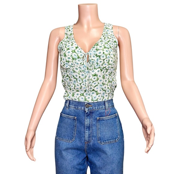 REFORMATION Miri Top, Daisy Meadow Print, 4 (US) - Picture 10 of 13